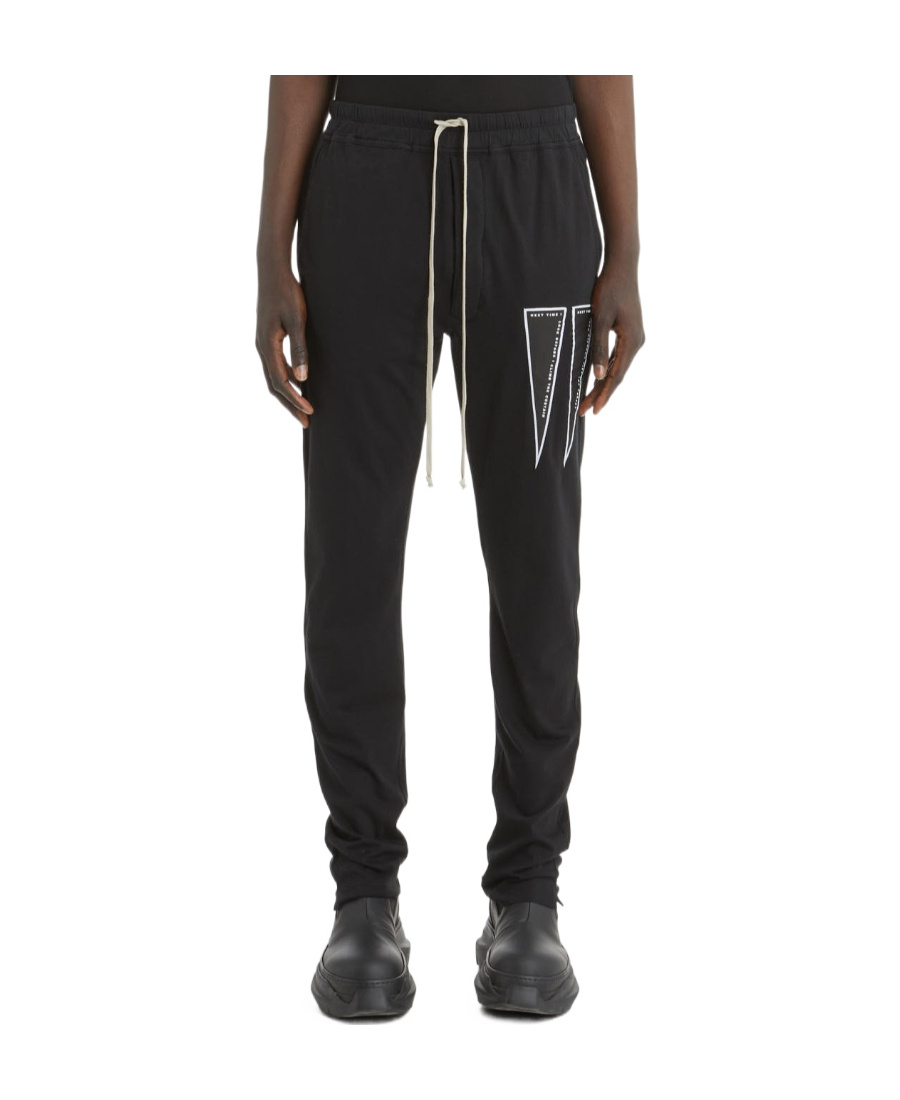 Rick Owens Drkshdw Berlin Drawstring Track Pants In Black