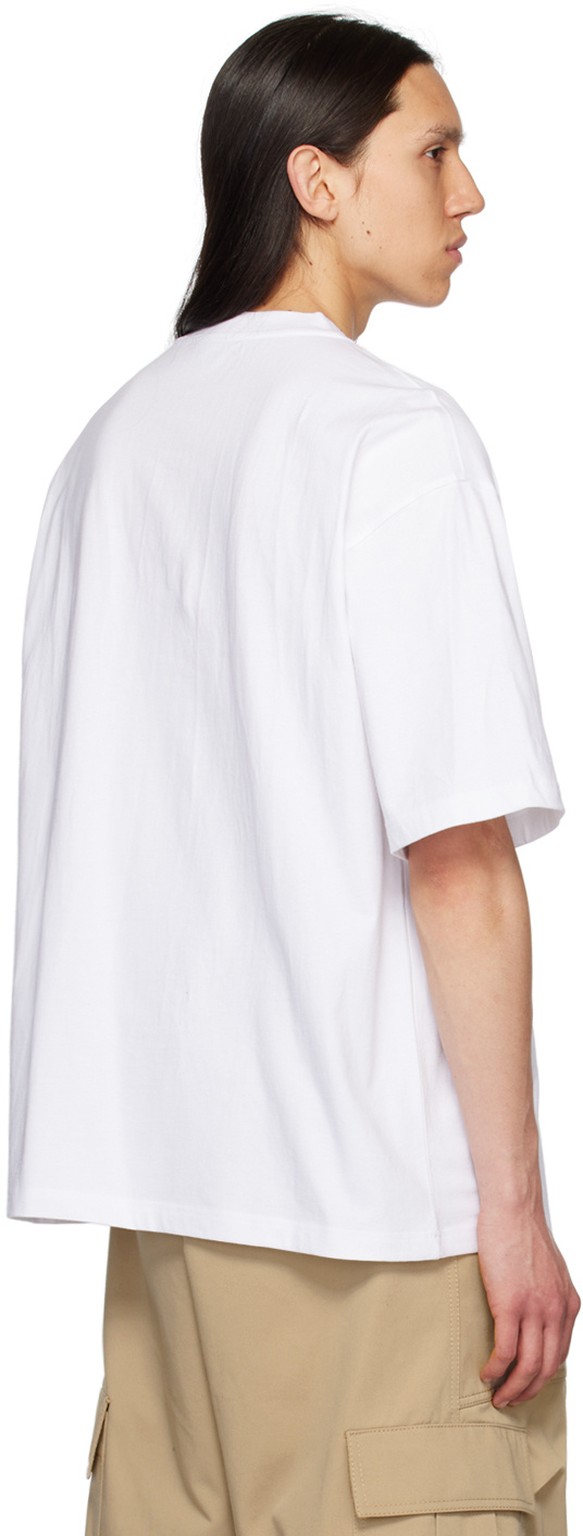 We11 Done Graphic-print Cotton T-shirt In White