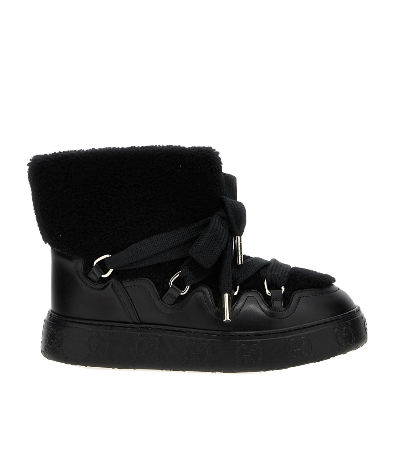 Gucci Teddy Ankle Boots In Black