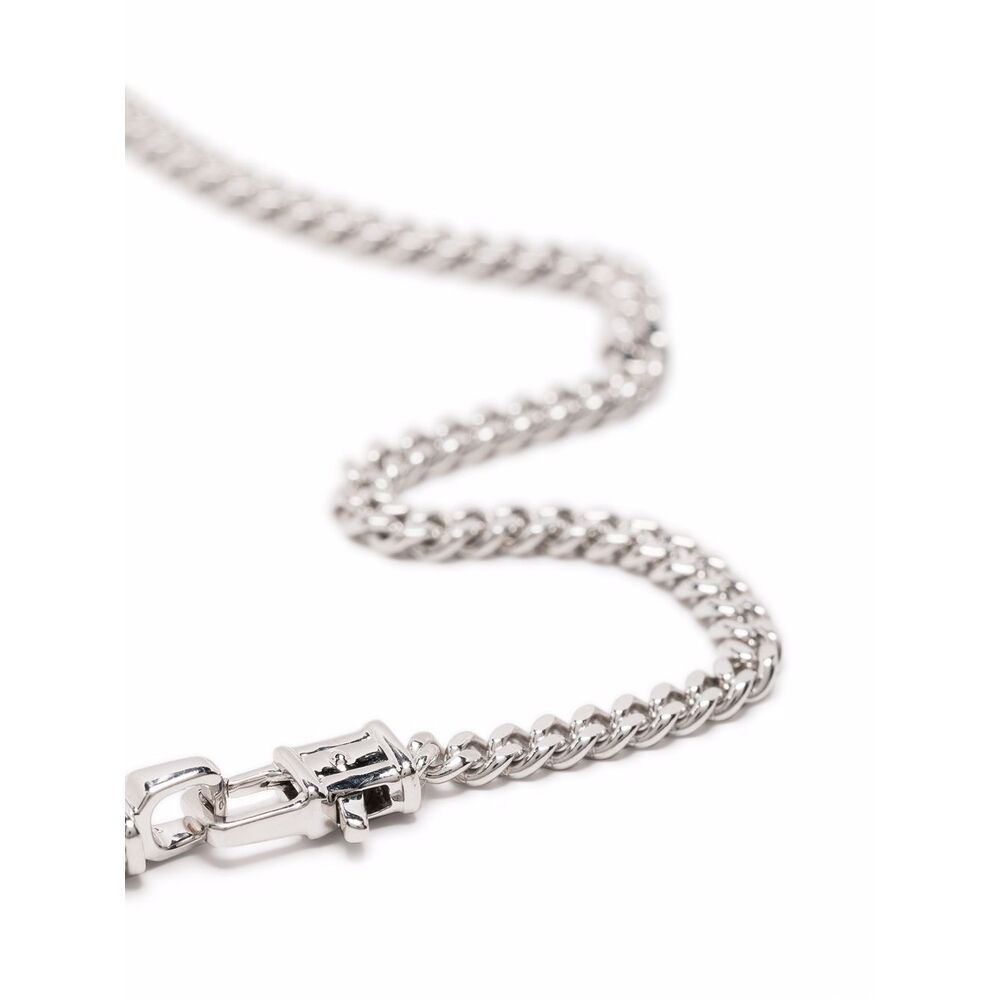 Tom Wood Lobster Buckle Necklace In White