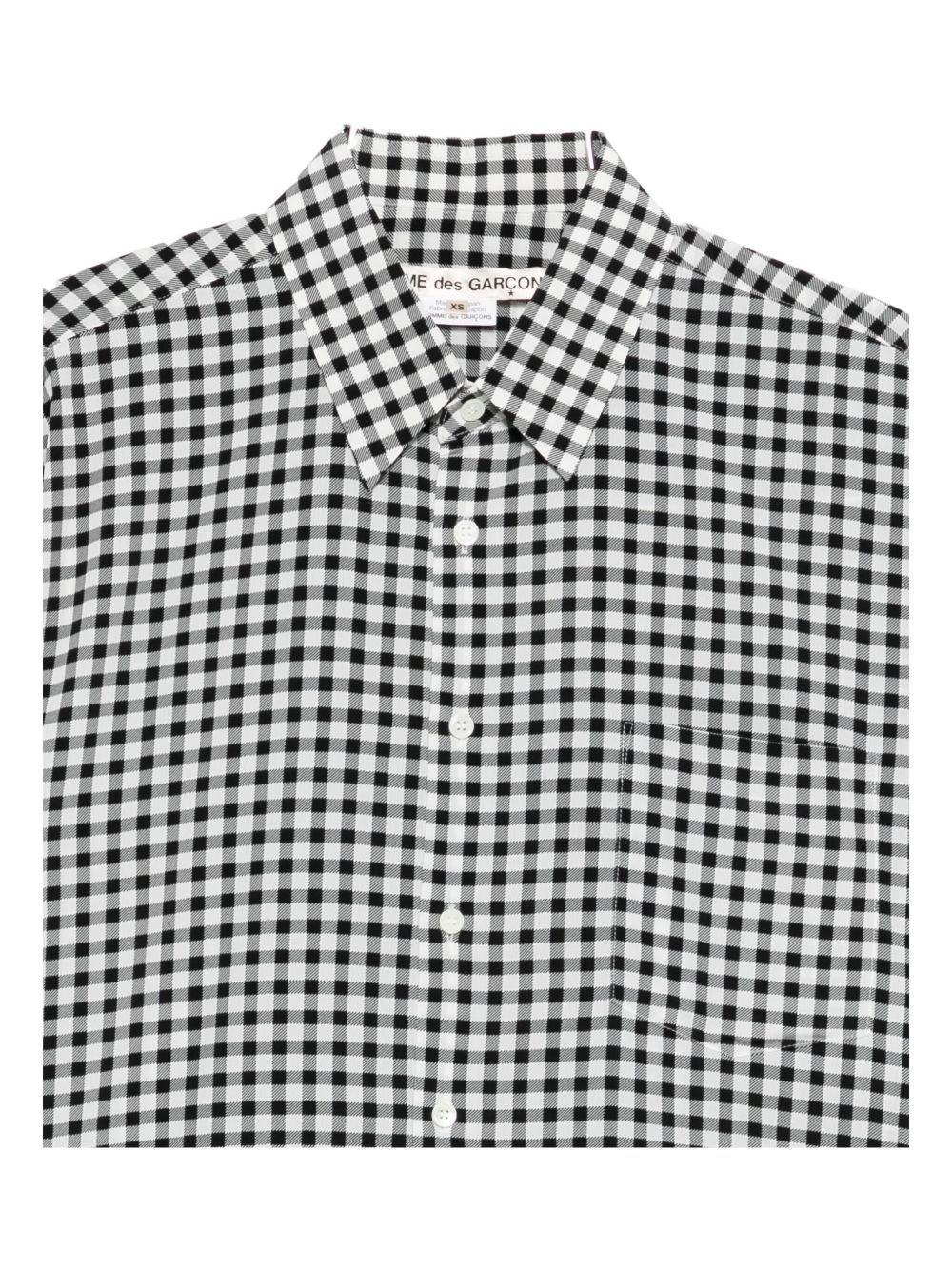 Comme Des Garçons Long Sleeve Shirt Featuring Chest Pocket In Multi