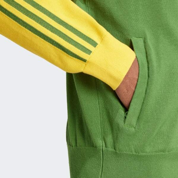Adidas X Wales B Onner Zip Sweater In Yellow