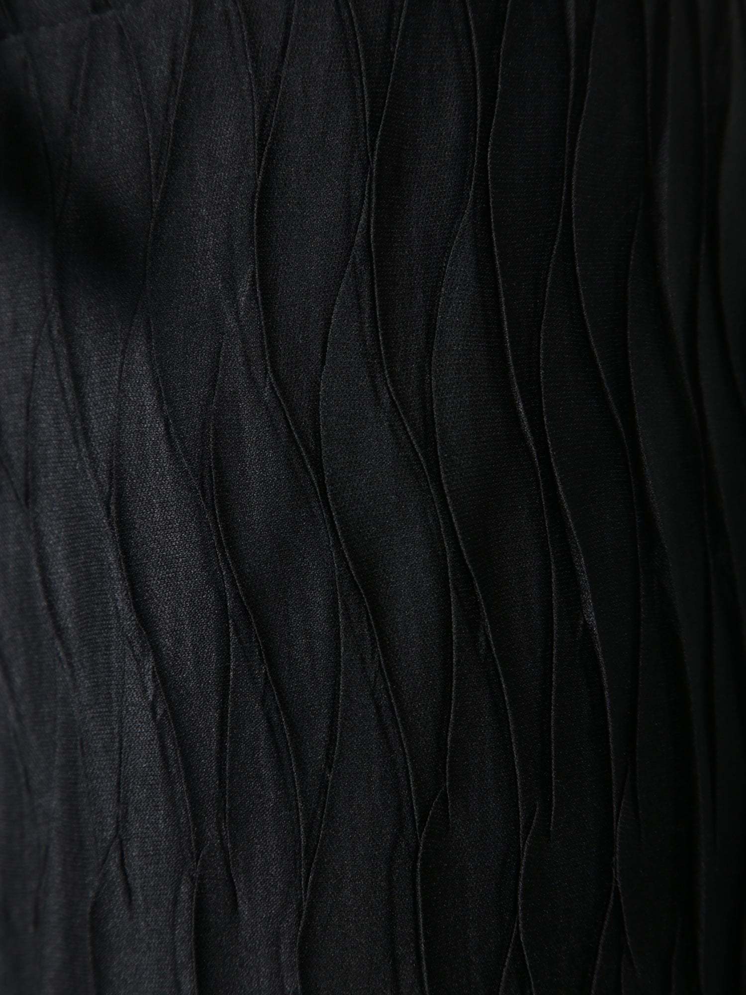 Herno Black Trousers With Wavy Pattern And Drawstring Waist In Black