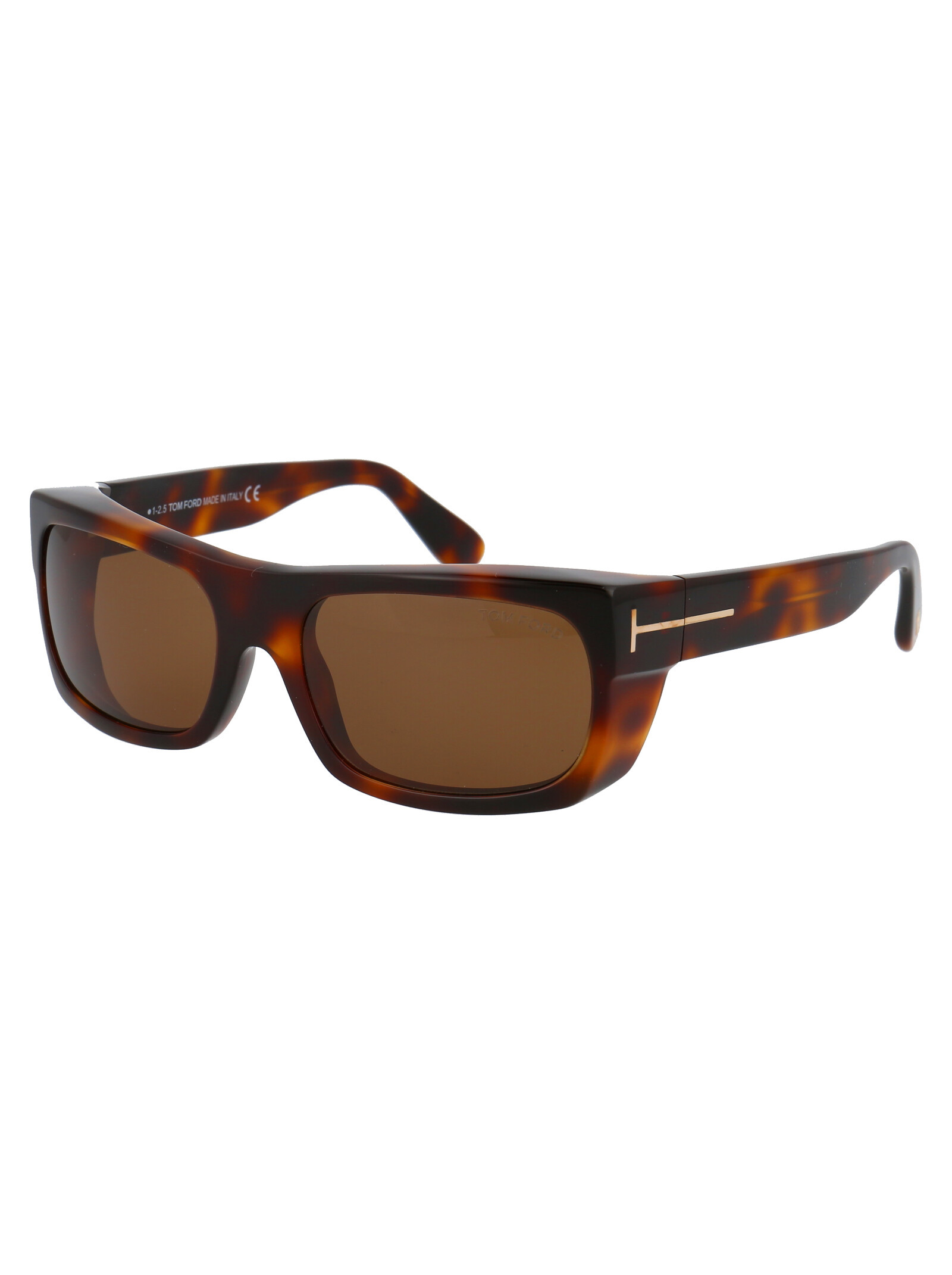 Tom Ford Tortoiseshell Square-frame Sunglasses In Brown