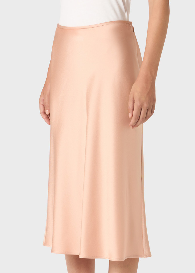 Blumarine Medium And Long Skirt In Nude
