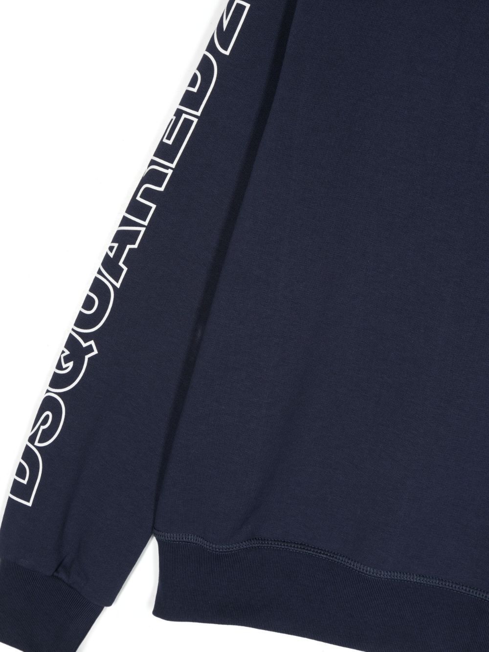 Dsquared2 Kids Logo Printed Crewneck Sweatshirt In Black