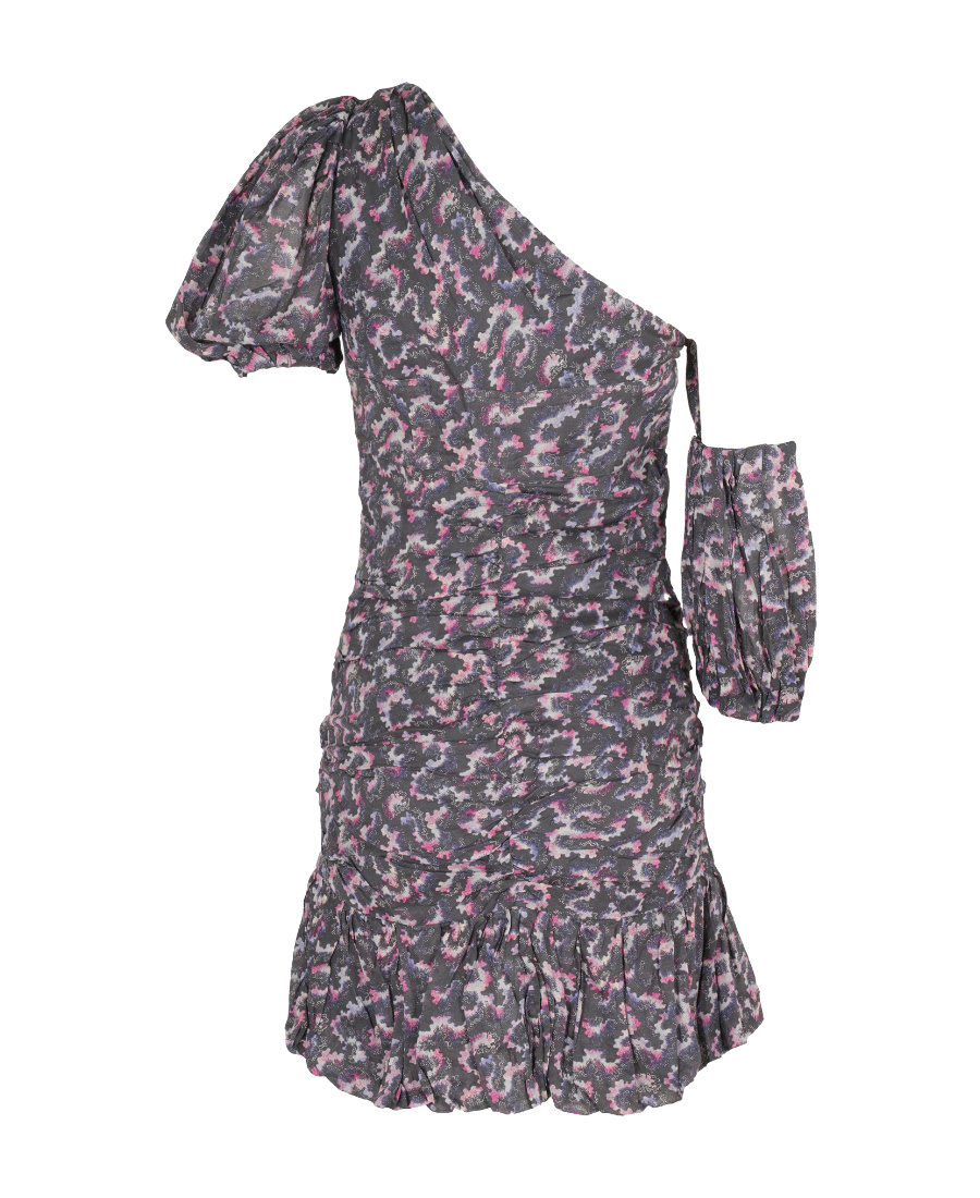 ISABEL MARANT ÉTOILE LECIA ASYMMETRIC MINI DRESS