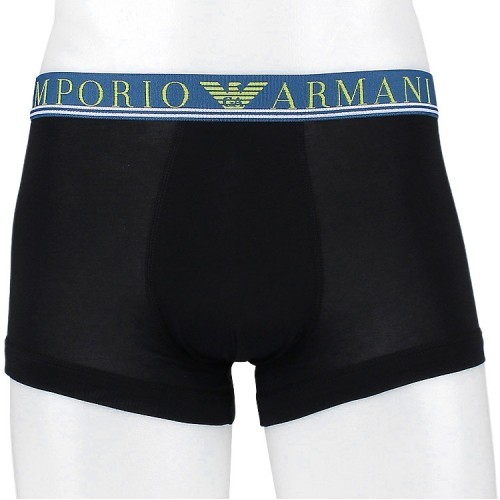 Emporio Armani Logo-embroidered Three-pack Boxers In Black