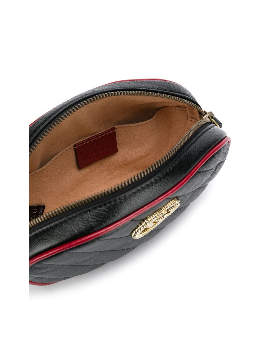 Gucci Gg Marmont Matelassé Belt Bag In Black
