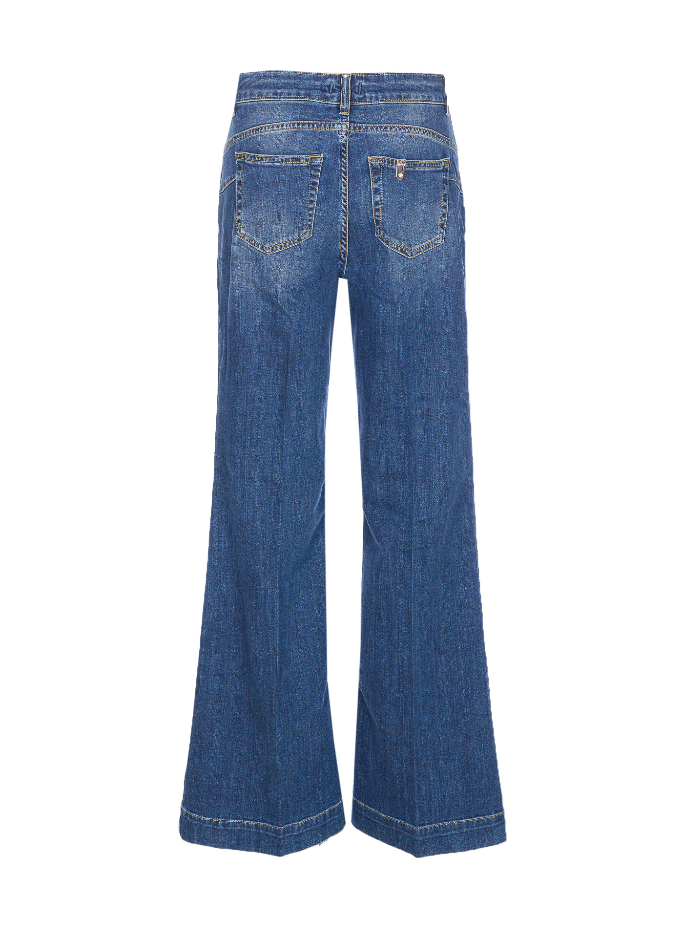 Liu •jo Liu Jo Button Detail Flared Jeans In Blue