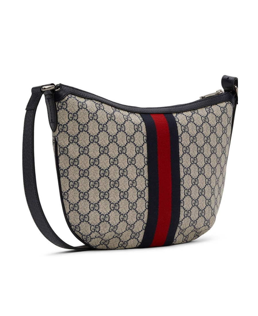 Gucci Ophidia Gg Supreme Shoulder Bag In Black