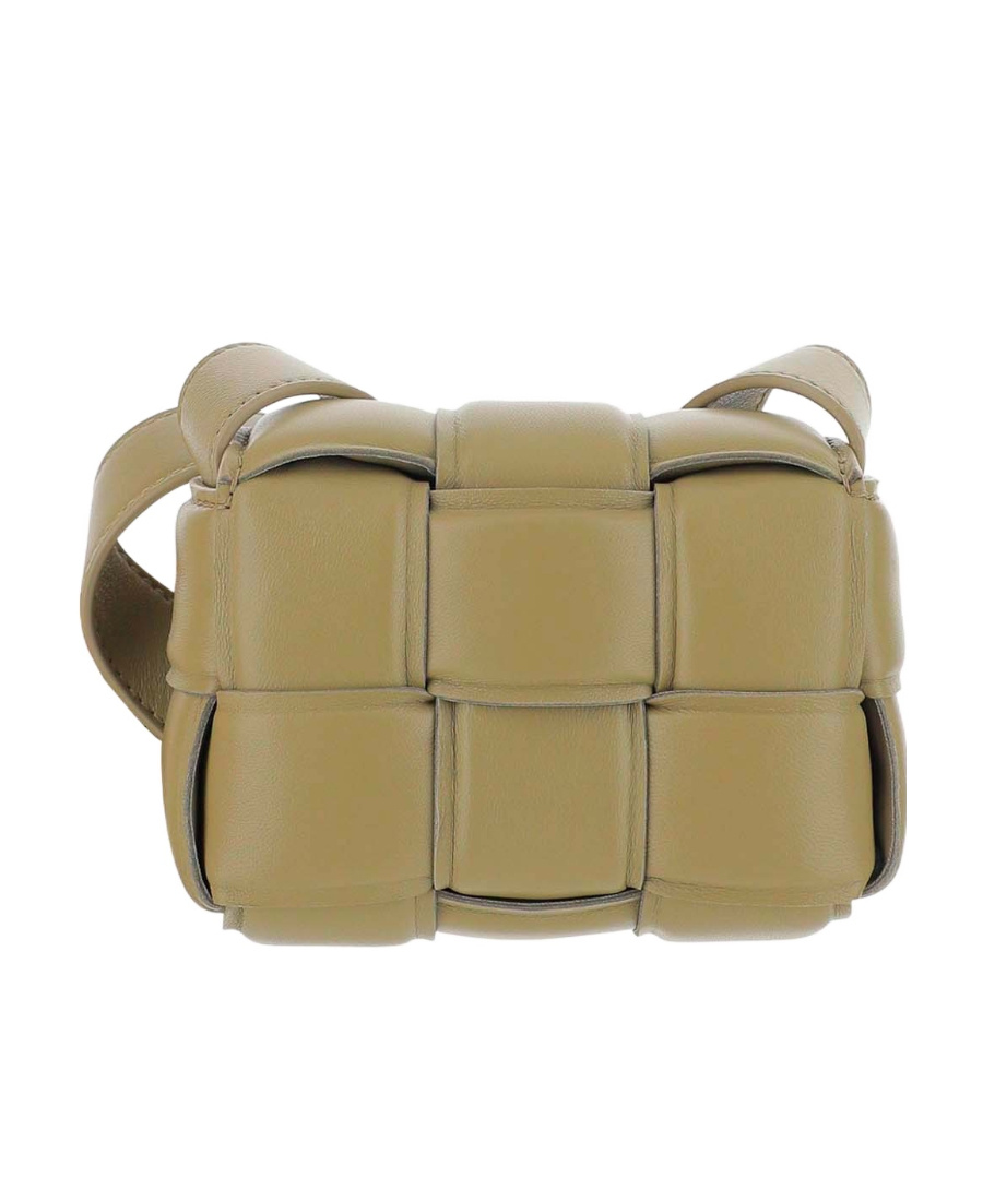 Bottega Veneta Padded Cassette Shoulder Bag In Green