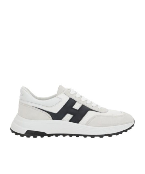 Hogan Men's Hyperlight Suede And Mesh Sneakers In White