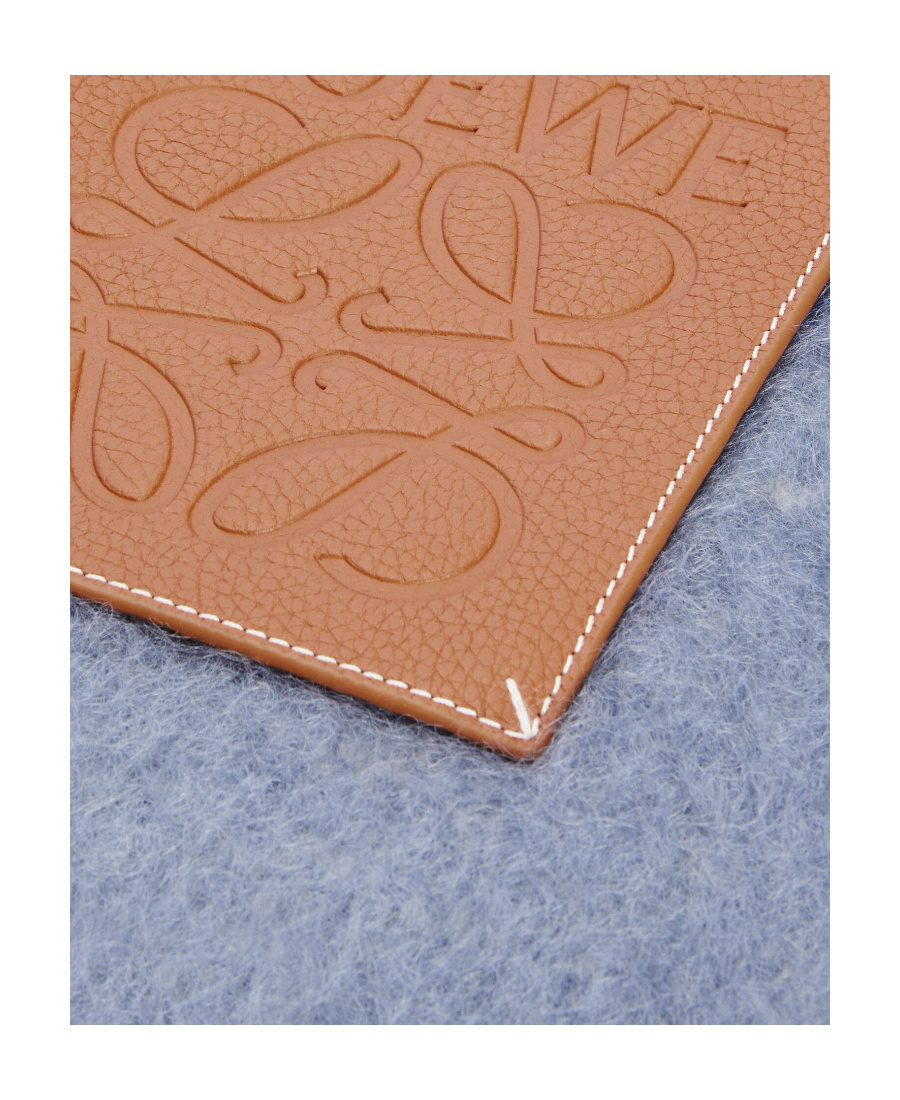 Loewe Striped Blanket In Blue