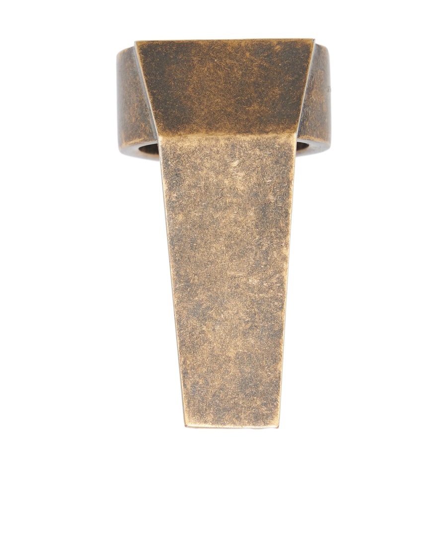 Rick Owens Trunk Thick Ring In Yellow