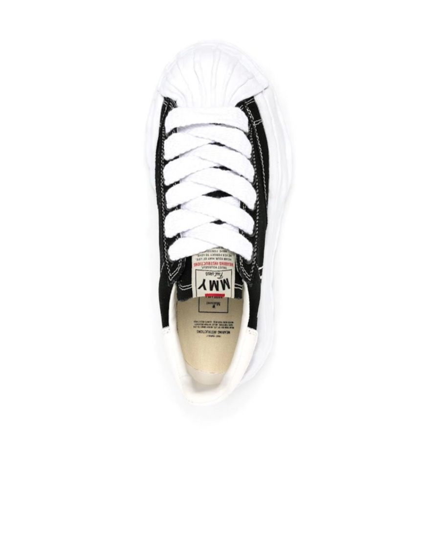 Shop Miharayasuhiro Blakey Low-top Sneakers In Black