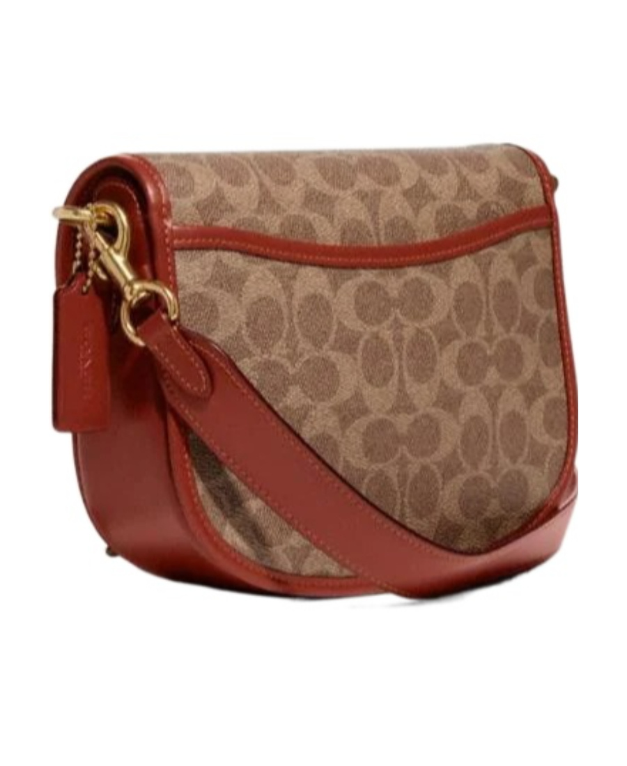Coach Logo-print Tote Bag In Brown