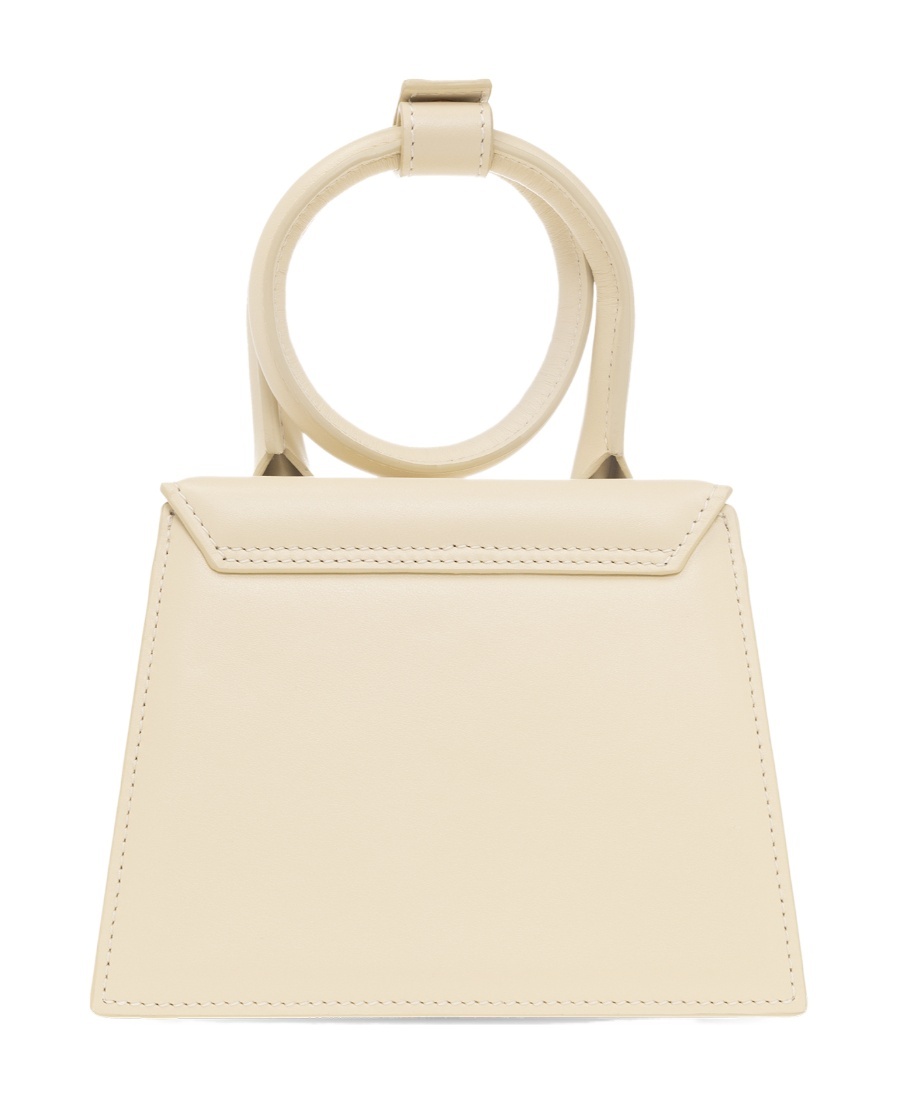 Jacquemus Le Chiquito Moyen Leather Handbag In Nude
