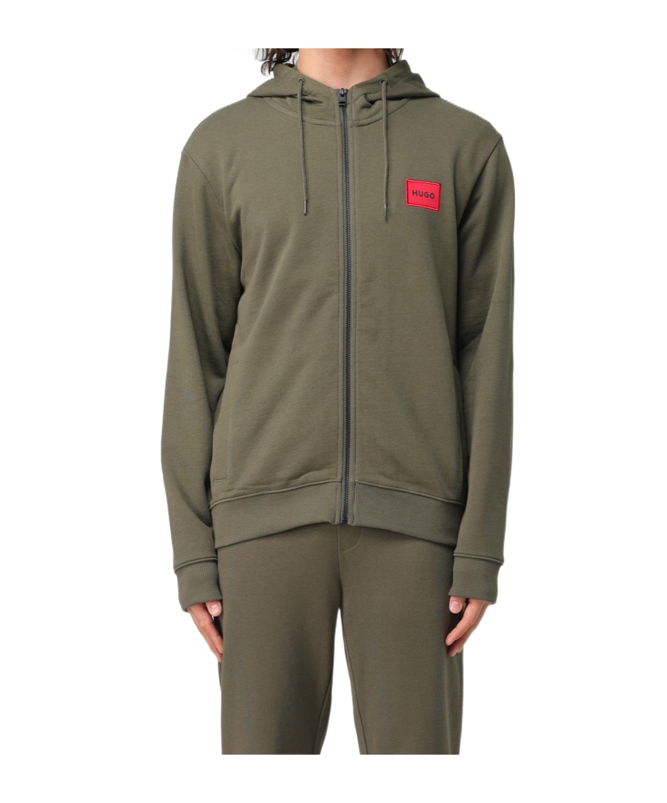 HUGO BOSS ZIPPERED HOODIE