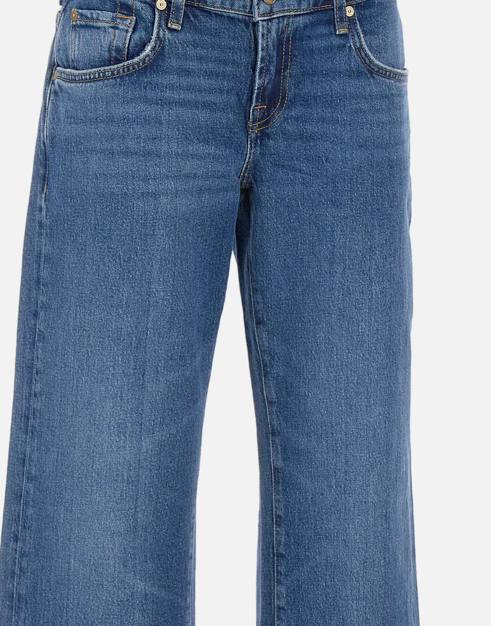 7 For All Mankind Five-pocket Straight-leg Jeans In Blue