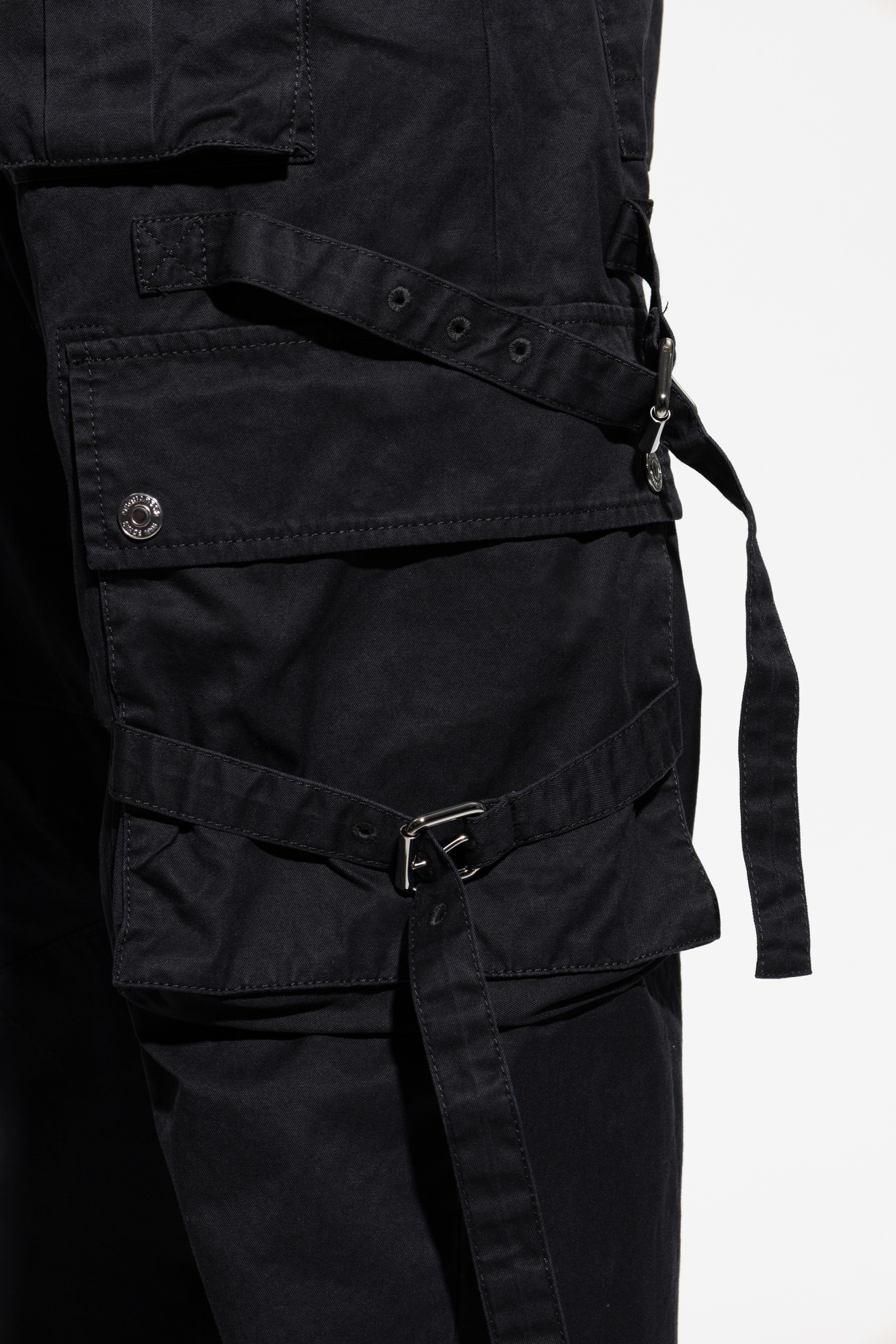 Dsquared2 Work Casual Pants In Black
