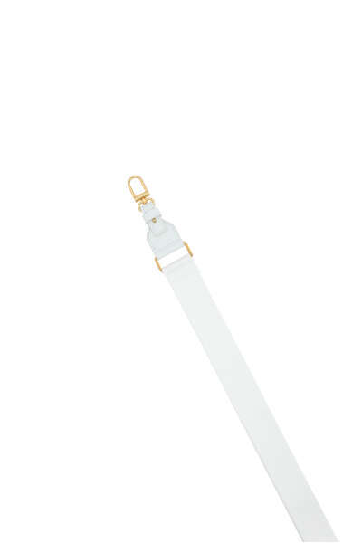 Off-white Off White Binder Small Leather Shoulder Bag In White