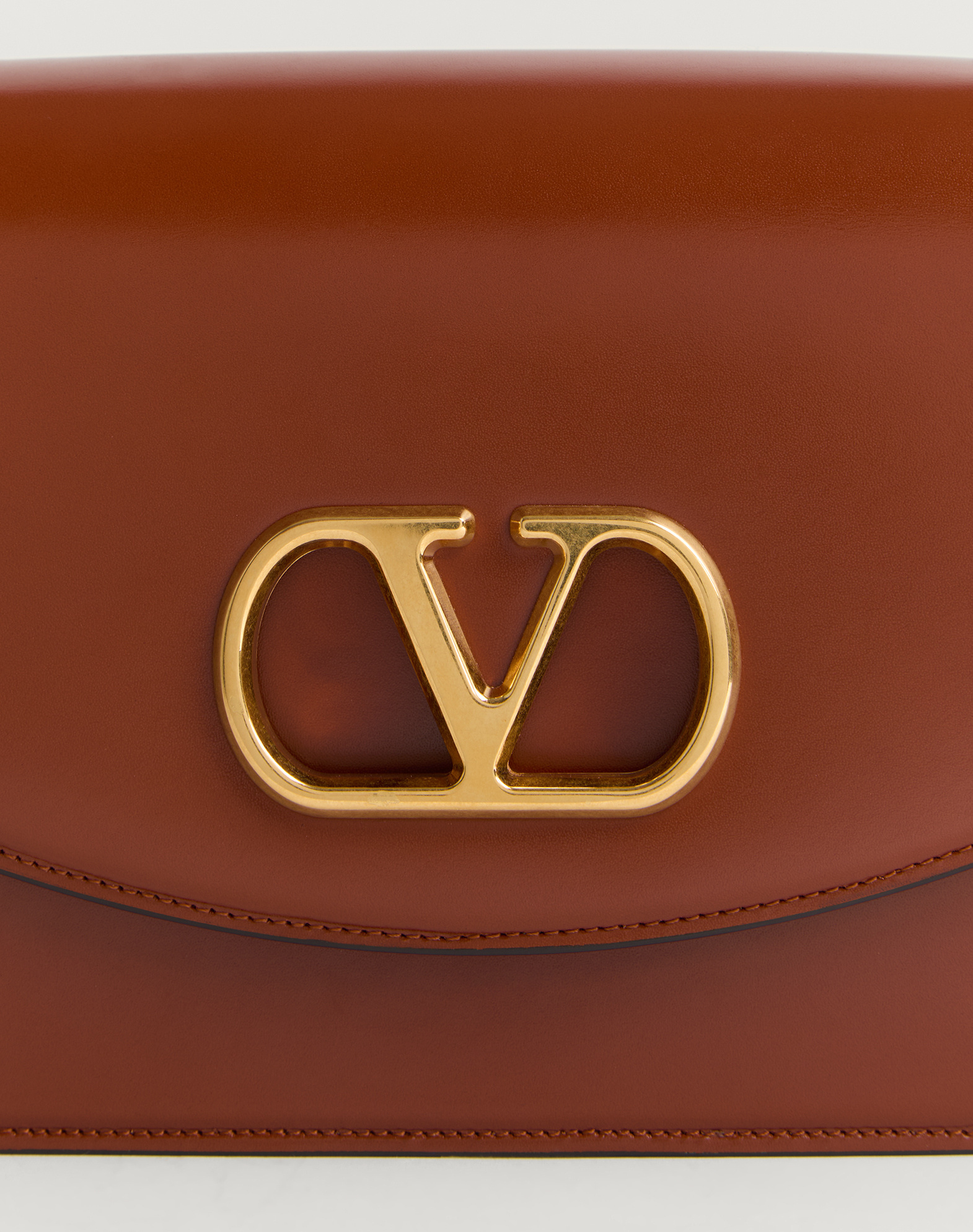 Valentino Small Vain Shoulder Bag In Red