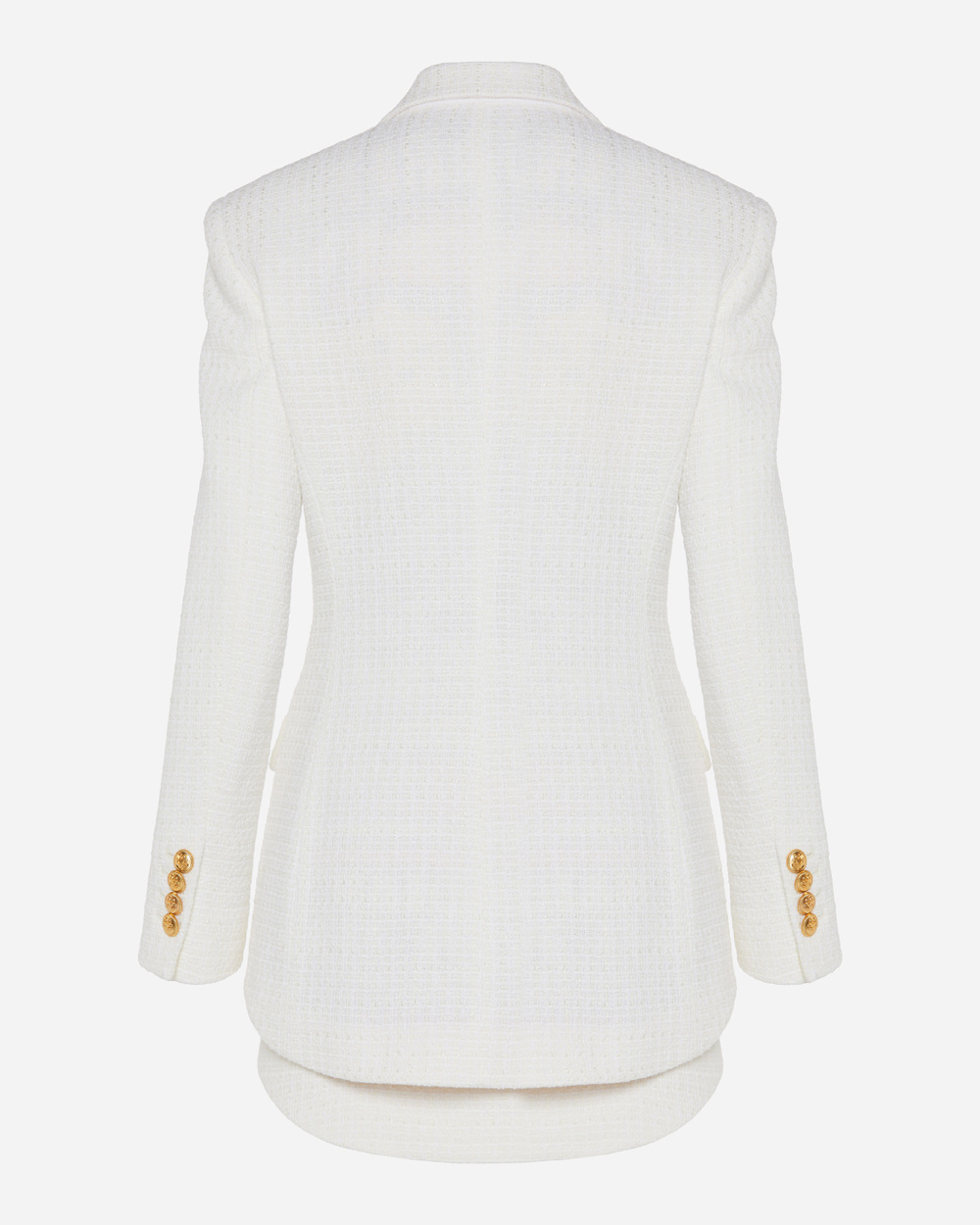 Dsquared2 Fitted Double-breasted Suit Skirt In White