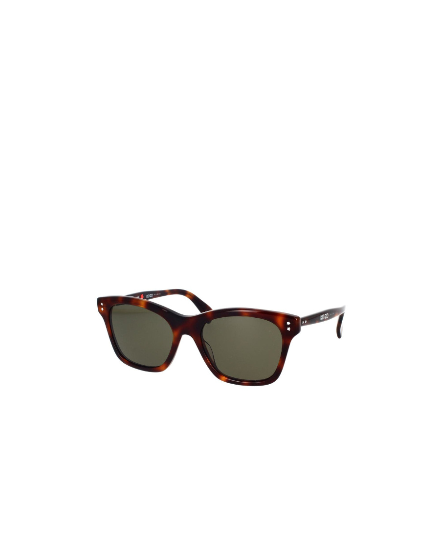 Kenzo Geometric Frame Sunglasses In Green
