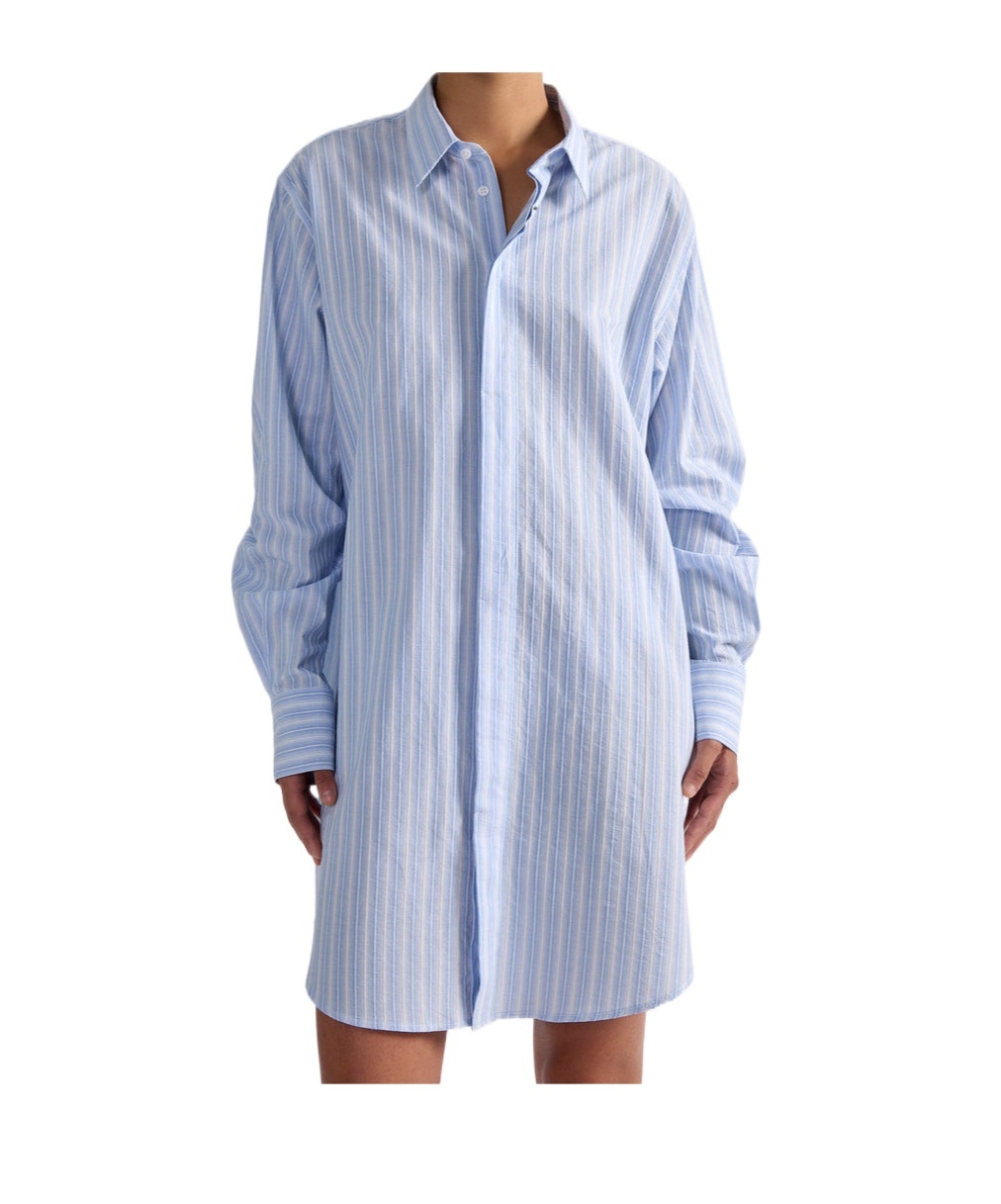 Barbara Bui Pinstriped Shirtdress In Multi
