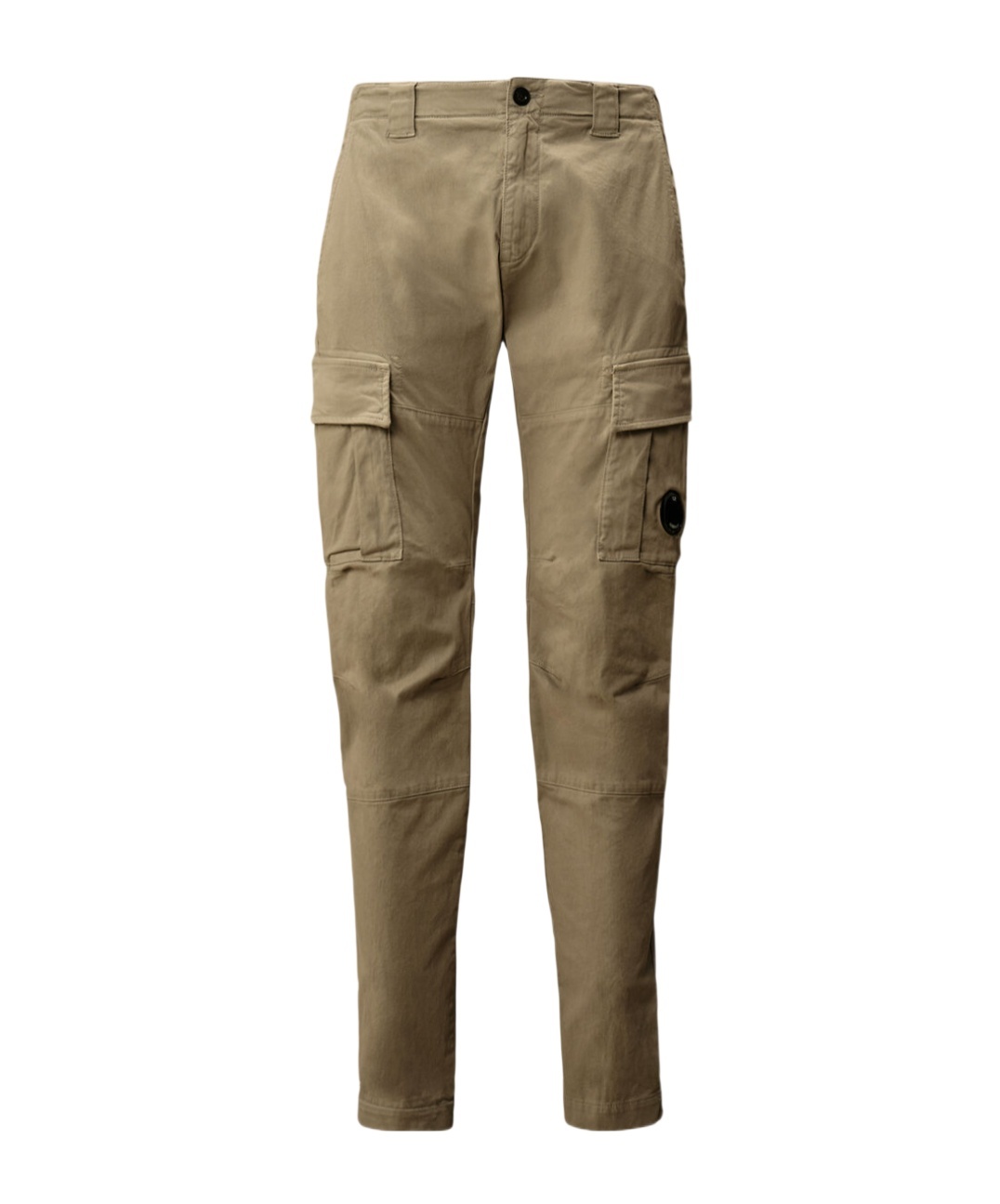 C.p. Company Sateen Stretch Cargo Lens Pants In Green