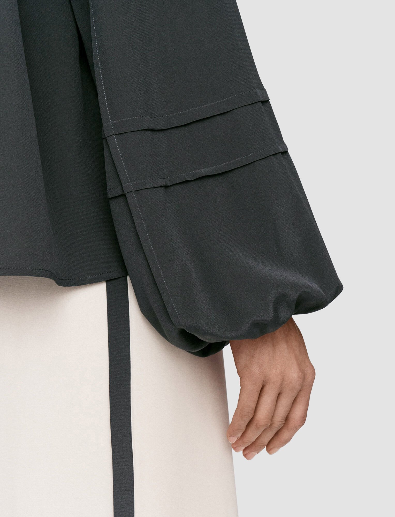 Joseph Long-sleeved Blouse In Black