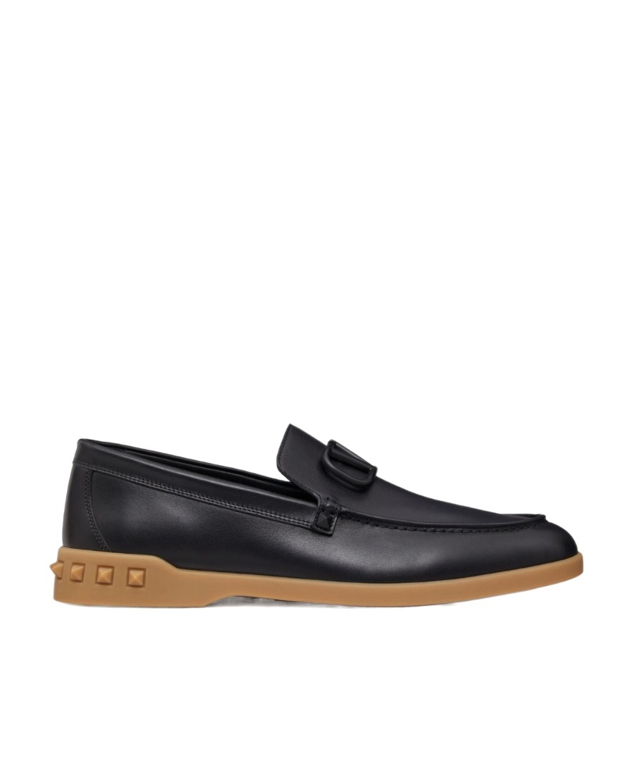 Valentino Loafers In Black