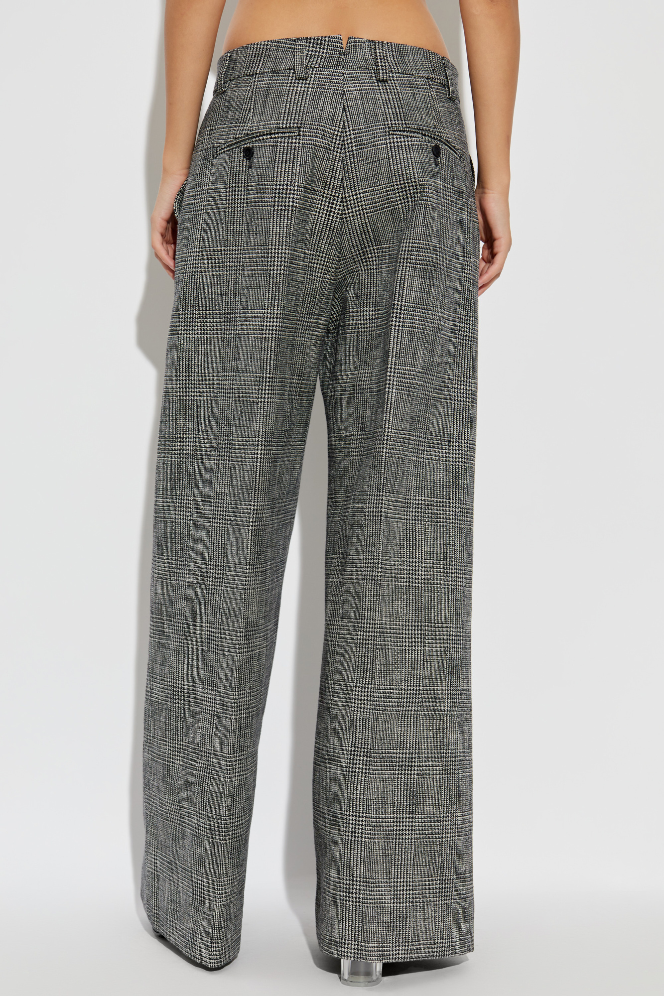 Vetements Wide-leg Casual Pants In Gray