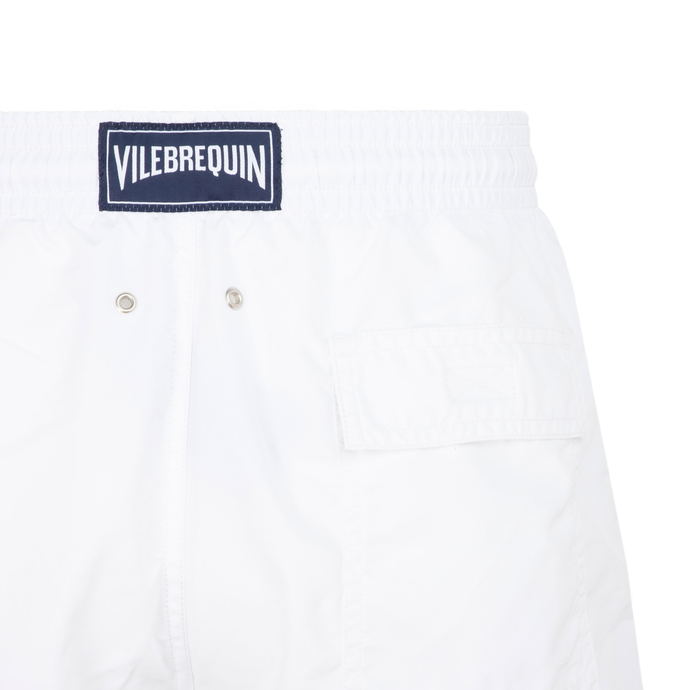 Vilebrequin Moorea Swim Shorts With Elastic Waistband In White
