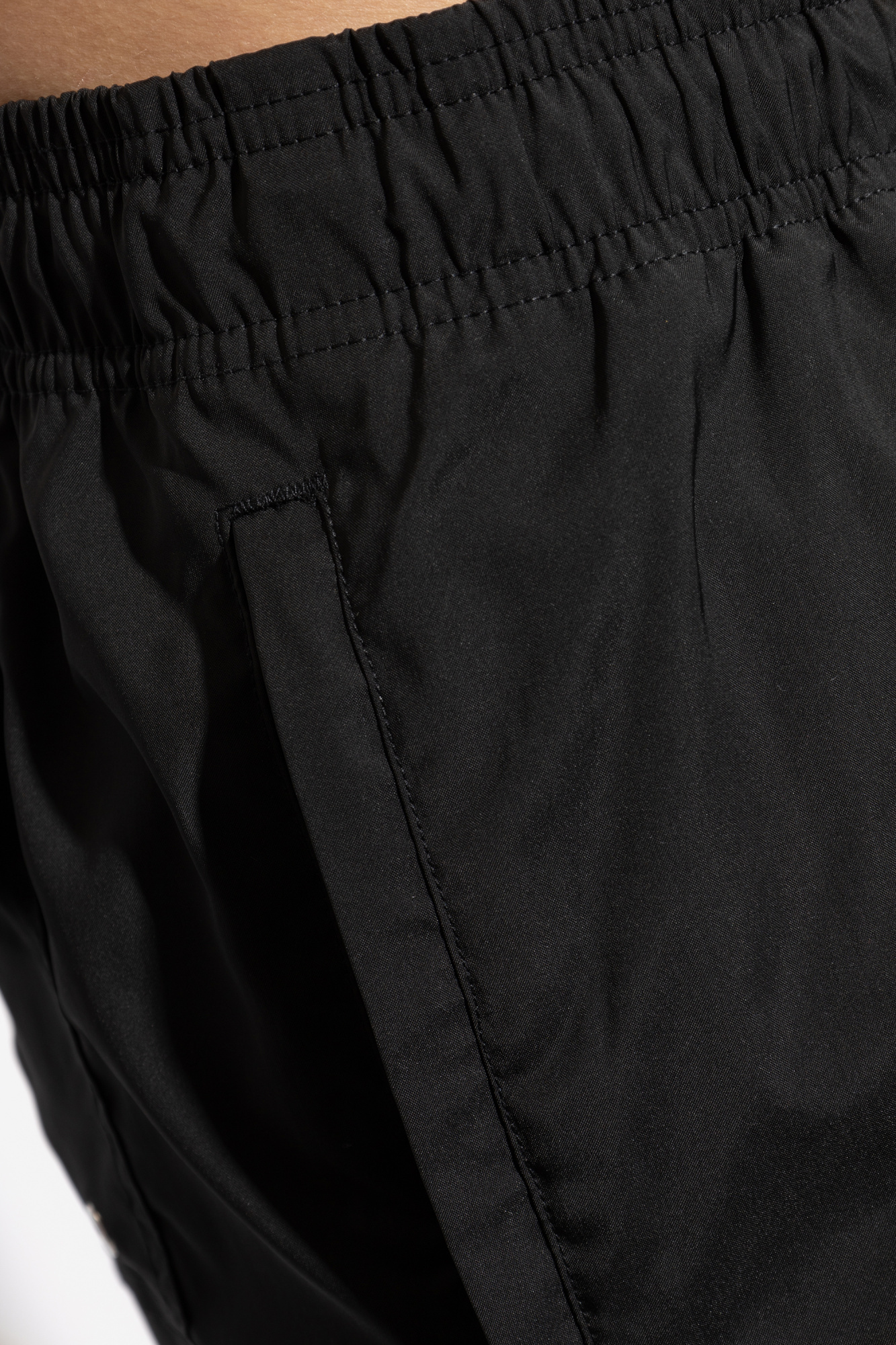 Amiri Ma Core-print Swim Shorts In Black