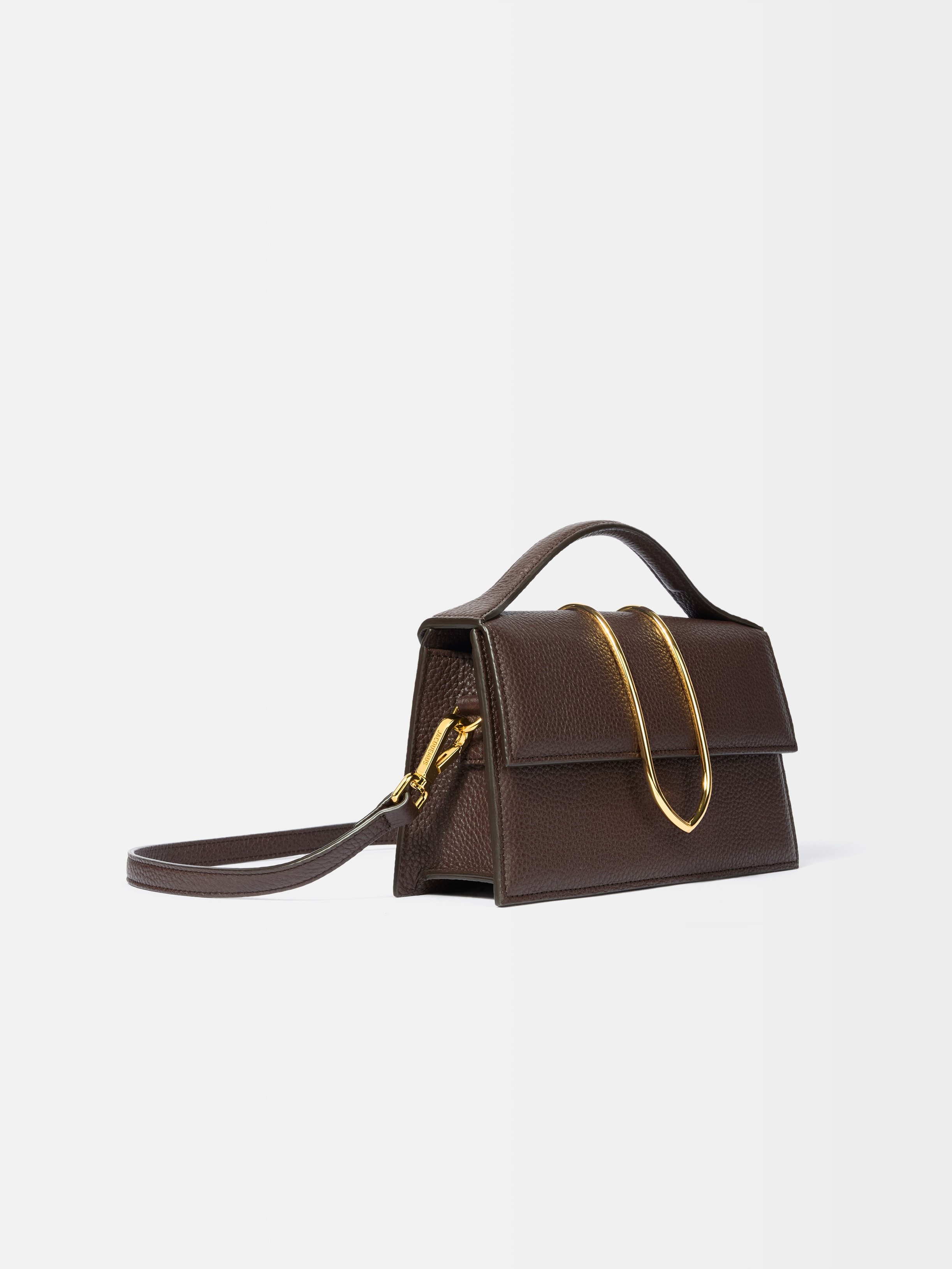 Jacquemus The Large Bambino In Brown
