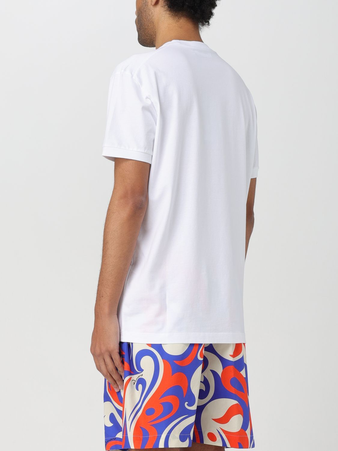 Shop Dsquared2 Logo-print Cotton T-shirt In White
