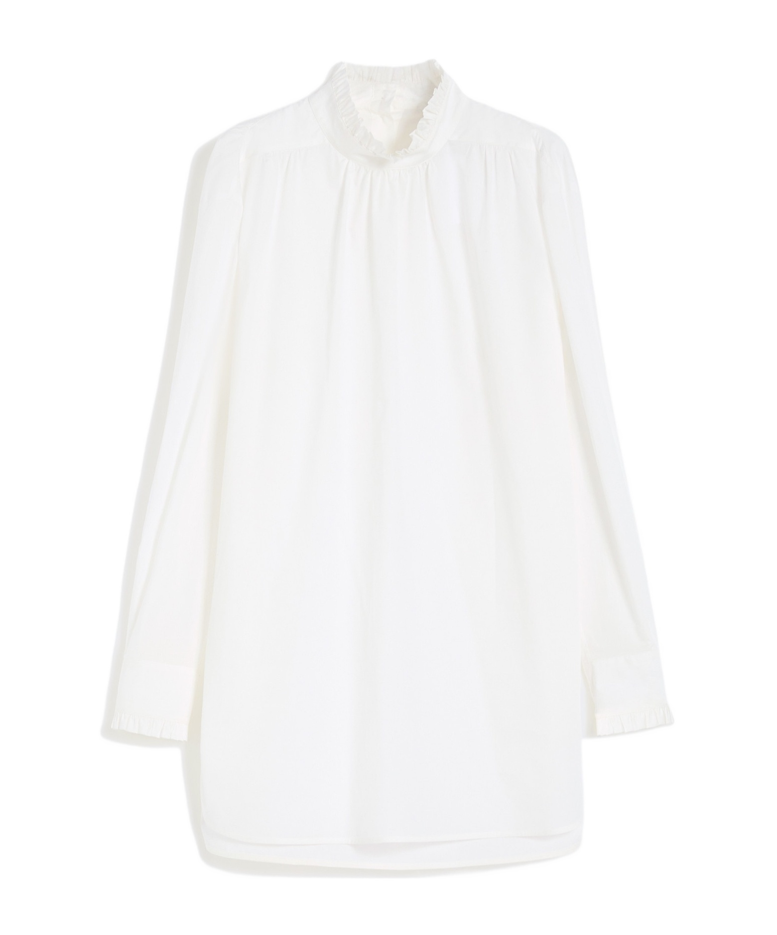 Max Mara Oversized Cotton Cloth Shirt In White