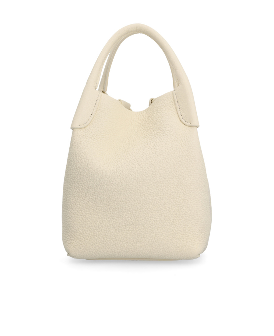Loro Piana Bale Mini Shoulder Bag In Tender White