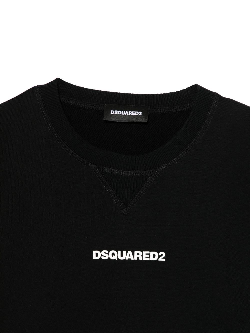 Dsquared2 Round-neck Sweater In Black