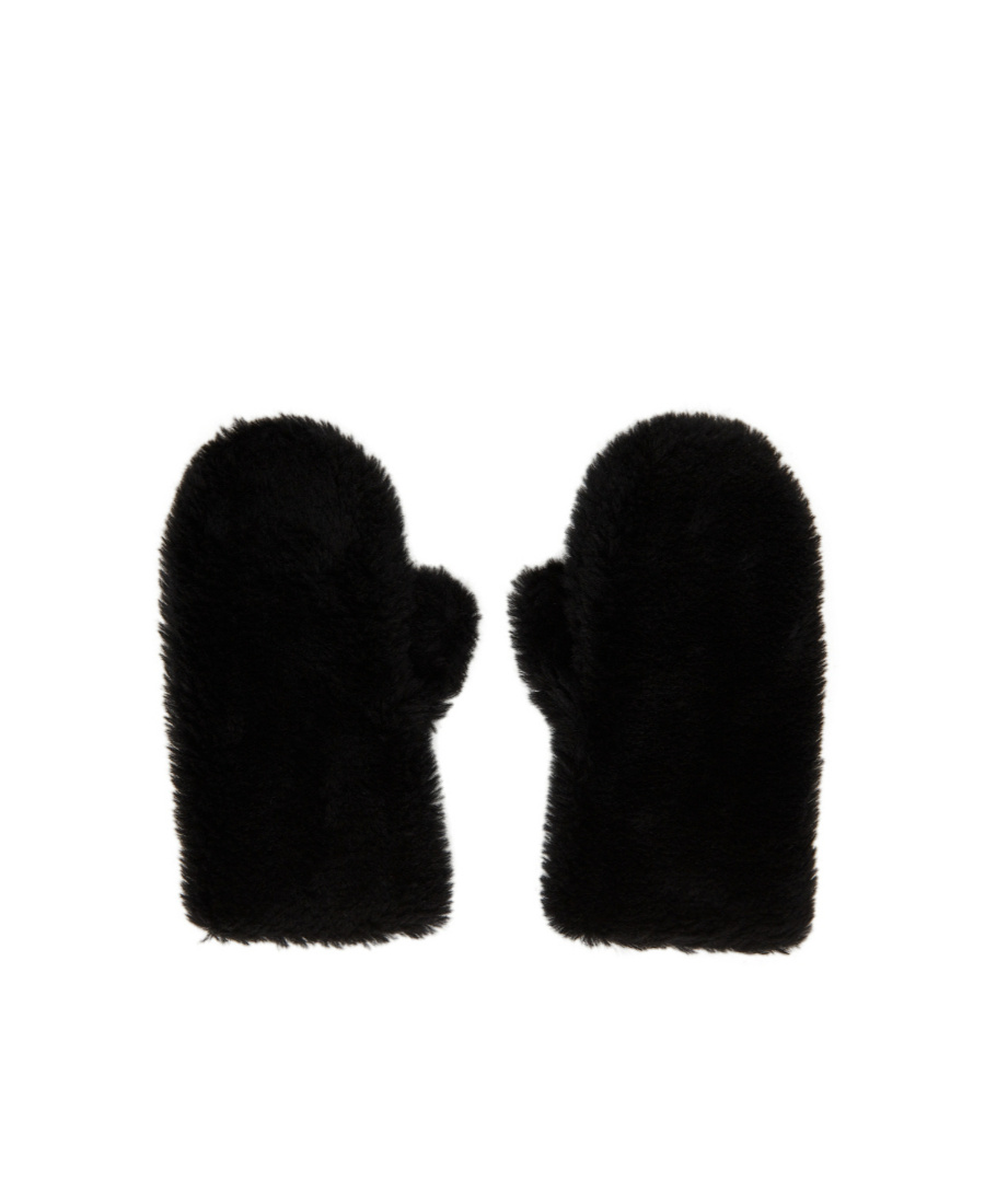 Yves Salomon Fingerless Gloves In Black