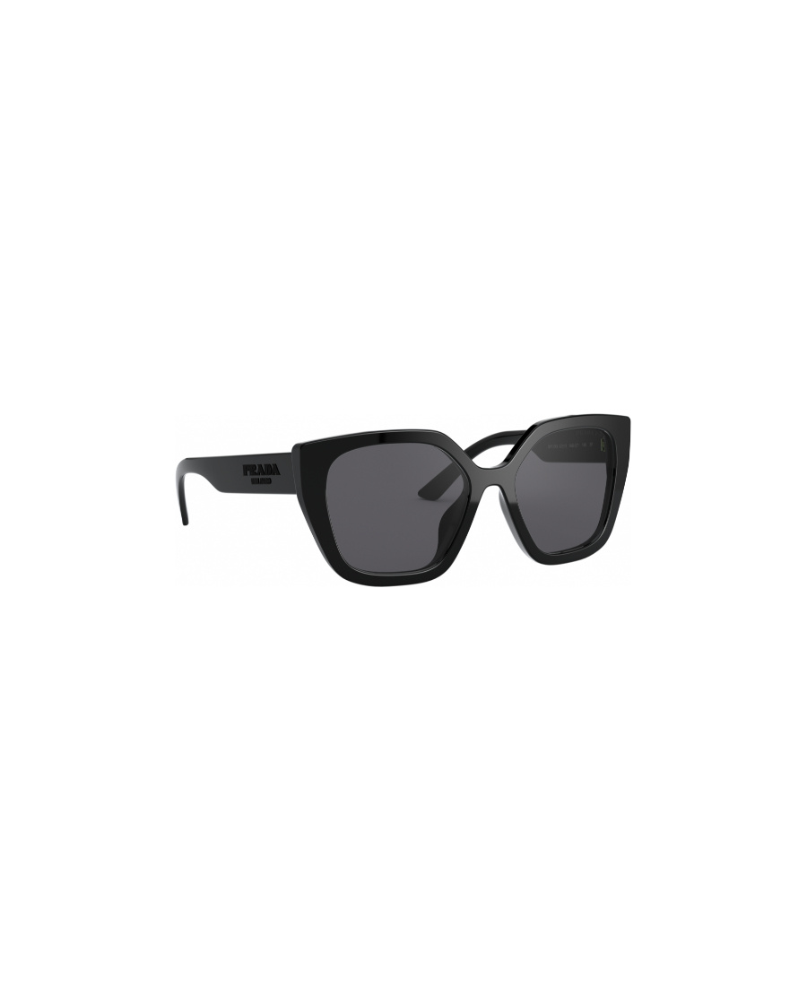 Prada Womens Black Pr 24xs Rectangle-frame Sunglasses In Black