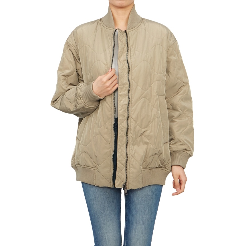 Weekend Max Mara Long-sleeved Casual Jacket In Nude