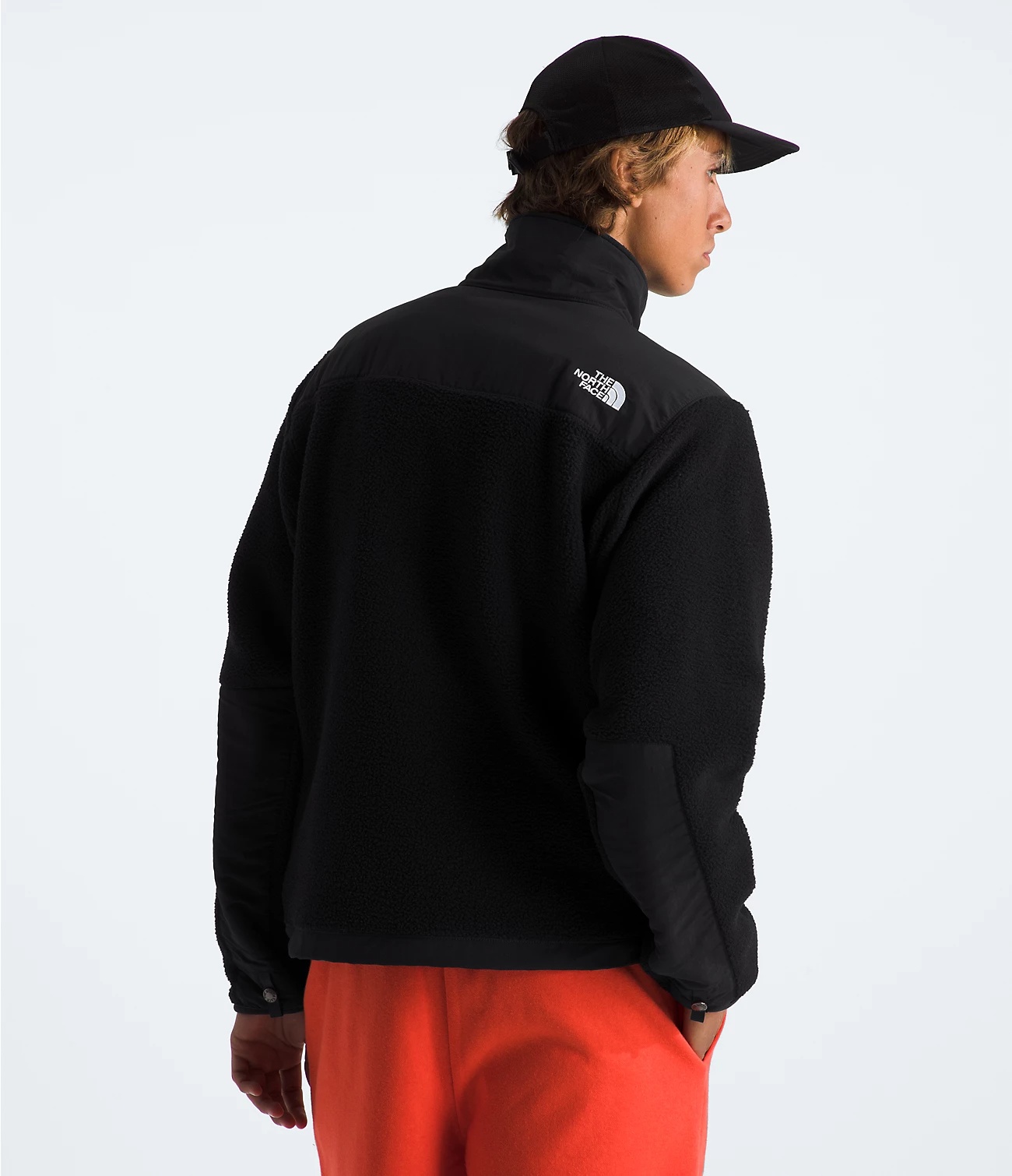 The North Face Retro Denali Logo-embroidered Shell And Recycled-fleece Jacket In Black