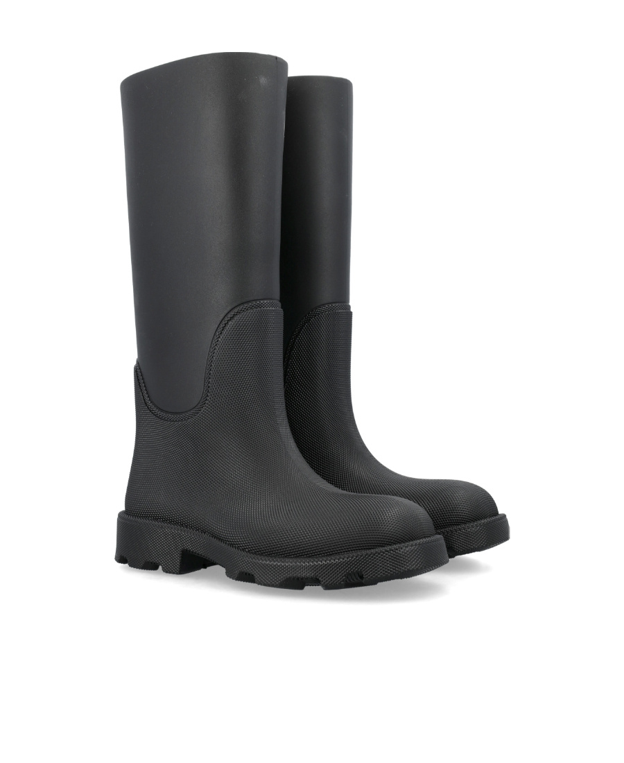 Burberry Marsh Calf-length Boots In Black