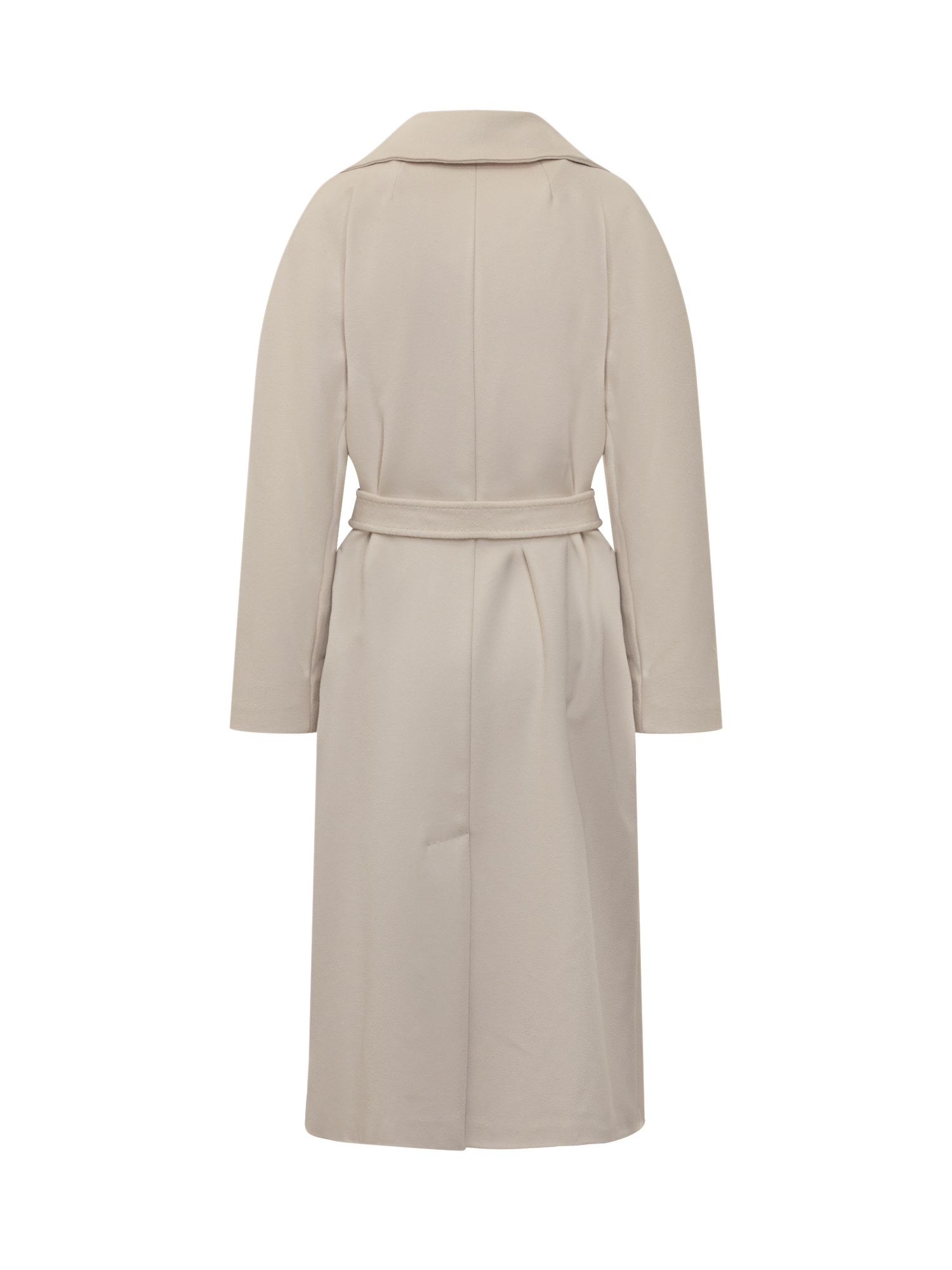 Weekend Max Mara Resina Button-belted Coat In Neutral