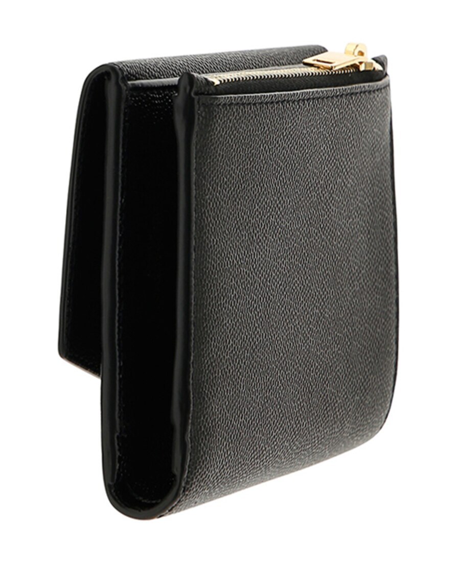 Saint Laurent Uptown Compact Wallet In Black