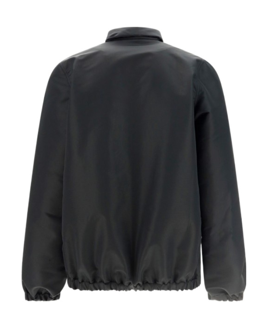 Alexander Mcqueen Graffiti-print Zip-up Jacket In Black