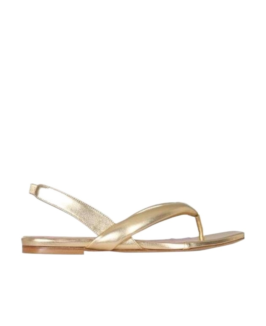 Gia Couture Bora Ankle-wrapped Sandals In Nude